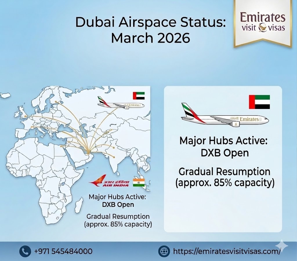 Dubai Airspace Status March 2026: Which Flights are Operating and How it Affects Your Visa